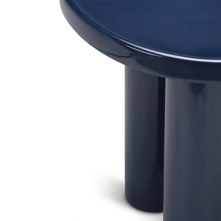 Sofia Enamel Round End Table - LOOMLAN - Urbia - Side Tables