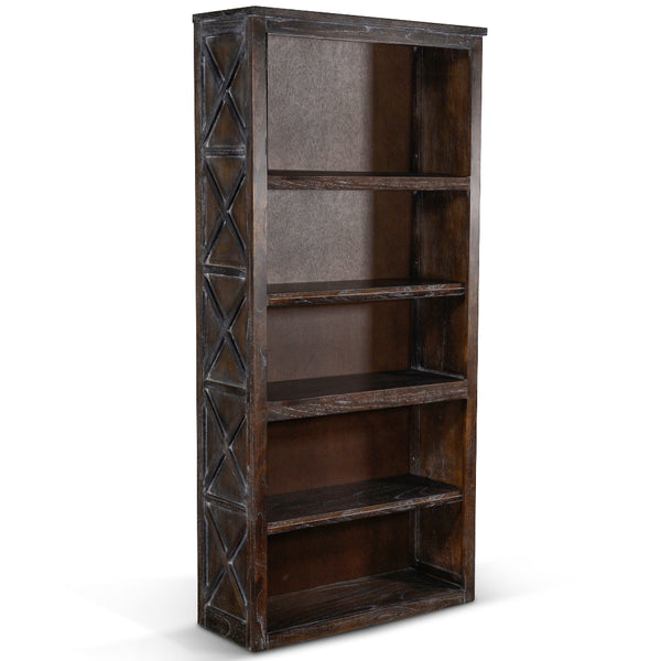 Sofia Five Shelves Wood Bookcase