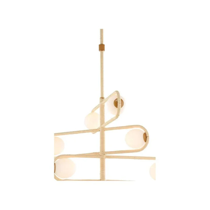 Sol Rattan Design Ambient Lighting Chandelier - LOOMLAN - Wildwood - Chandeliers