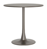 Soleil Dining Table Taupe-Dining Tables-Zuo Modern-LOOMLAN