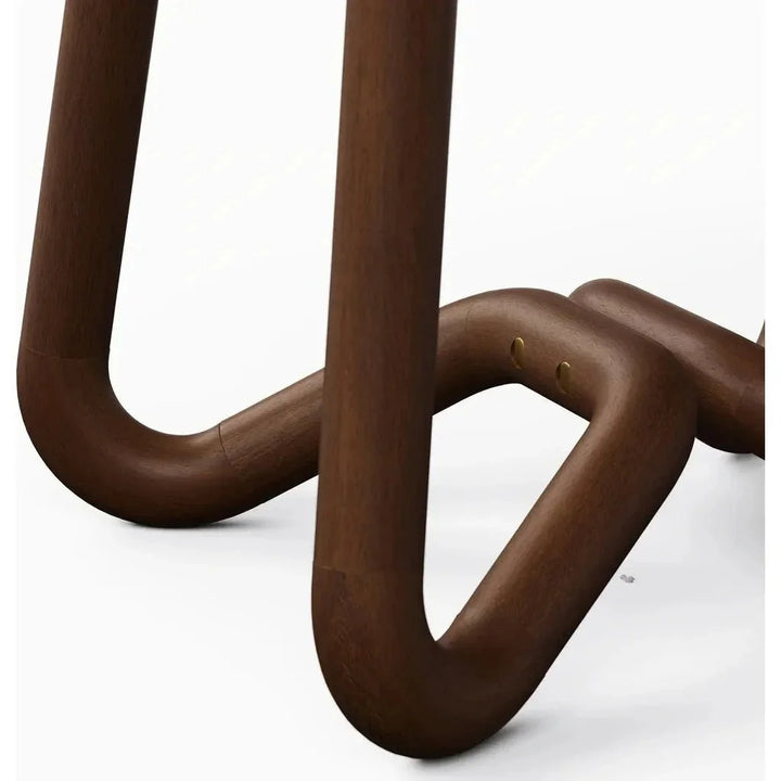 Solid Wood Modern Stool - LOOMLAN - Urbia - Poufs and Stools