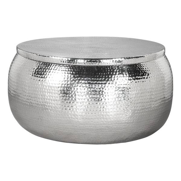 Solo Coffee Table Silver Coffee Tables LOOMLAN By Zuo Modern