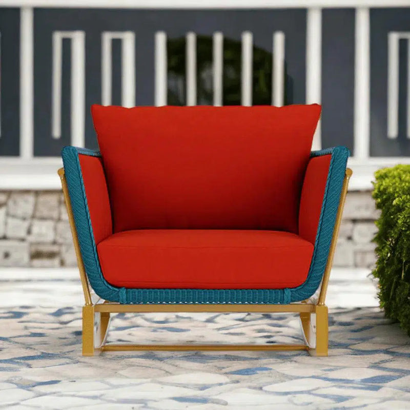 Solstice Outdoor Wicker Lounge Rocker Chair