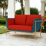 Solstice Outdoor Wicker Loveseat Deep Patio Furniture