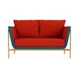 Solstice Outdoor Wicker Loveseat Deep Seating Patio Furniture Outdoor Sofas & Loveseats LOOMLAN By Lloyd Flanders
