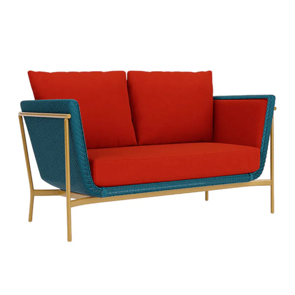 Solstice Outdoor Wicker Loveseat Deep Seating Patio Furniture Outdoor Sofas & Loveseats LOOMLAN By Lloyd Flanders