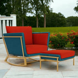 Solstice Outdoor Wicker Ottoman Patio Furniture