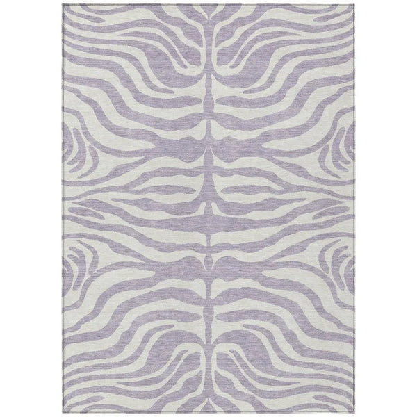 Solstice Purple Washable Indoor-Outdoor Rug-Outdoor Rugs-LOOMLAN Rugs-2'6" x 3'10"-LOOMLAN