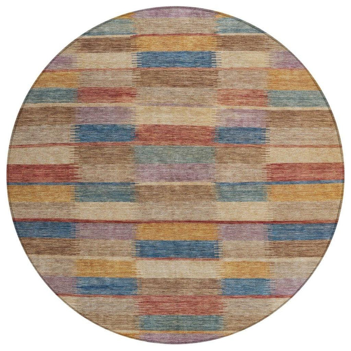 Solvia Beige Washable Indoor - Outdoor Rug - LOOMLAN - LOOMLAN Rugs - Outdoor Rugs