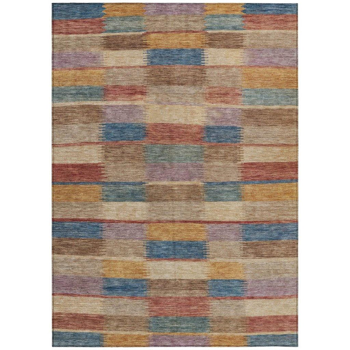 Solvia Beige Washable Indoor - Outdoor Rug - LOOMLAN - LOOMLAN Rugs - Outdoor Rugs