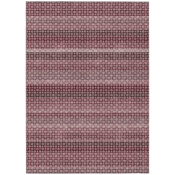 Sonava Red Washable Indoor - Outdoor Rug - LOOMLAN - LOOMLAN Rugs - Outdoor Rugs