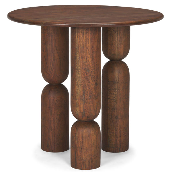 Sonel Pedestal Wooden Foyer Table