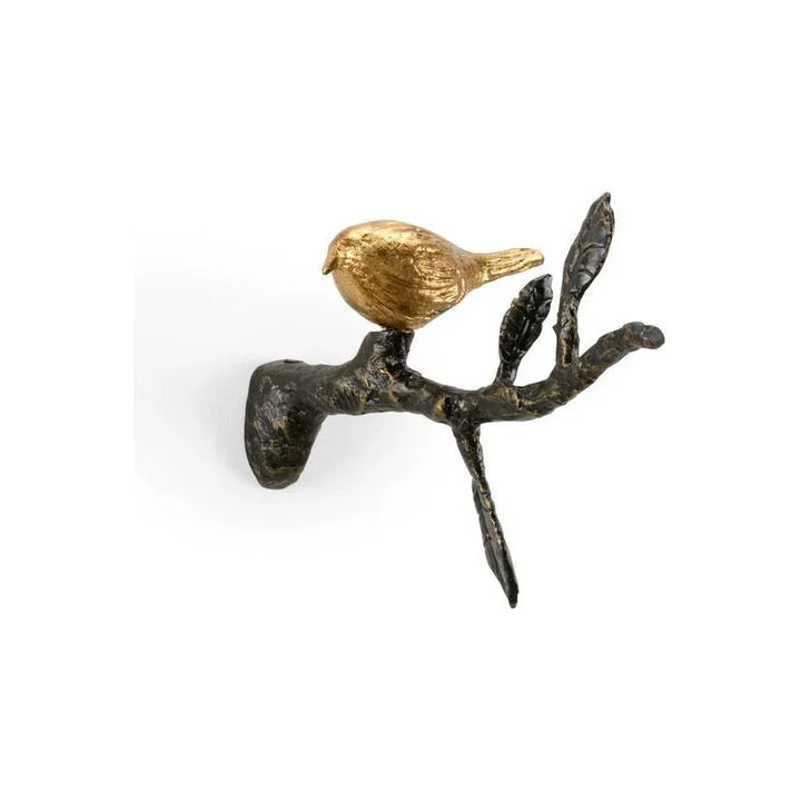 Songbird On Branch Tweet Wall Decor-Framed Wall Art-Wildwood-Black-LOOMLAN