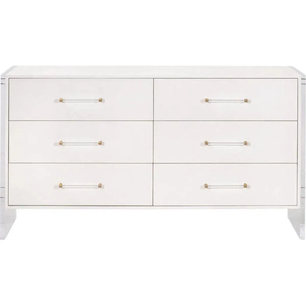 Sonia Shagreen 6-Drawer Double Dresser