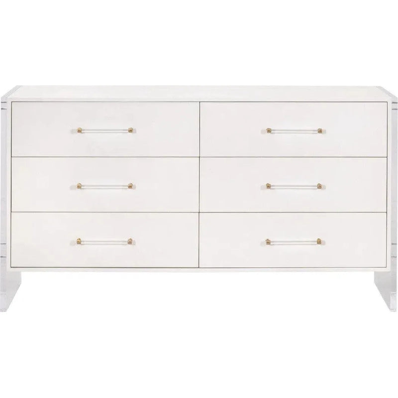 Sonia Shagreen 6-Drawer Double Dresser