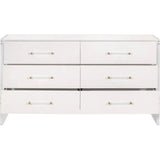 Sonia Shagreen 6-Drawer Double Dresser