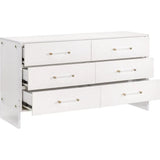 Sonia Shagreen 6-Drawer Double Dresser