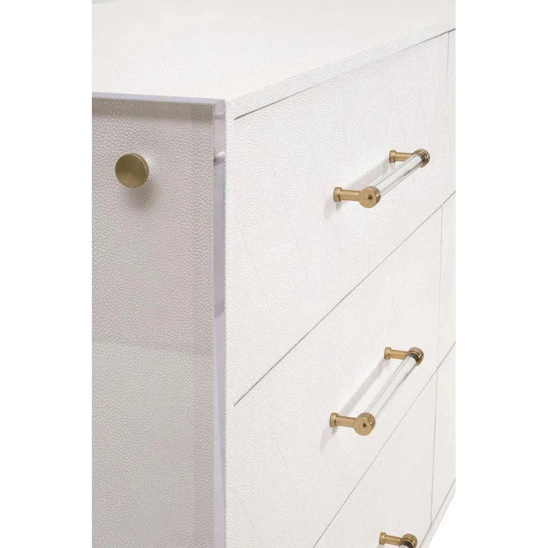 Sonia Shagreen 6-Drawer Double Dresser