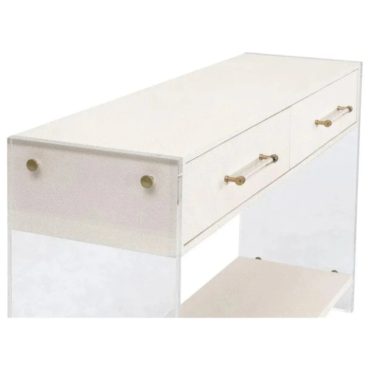 Sonia Shagreen Console Table - LOOMLAN - Essentials For Living - Console Tables