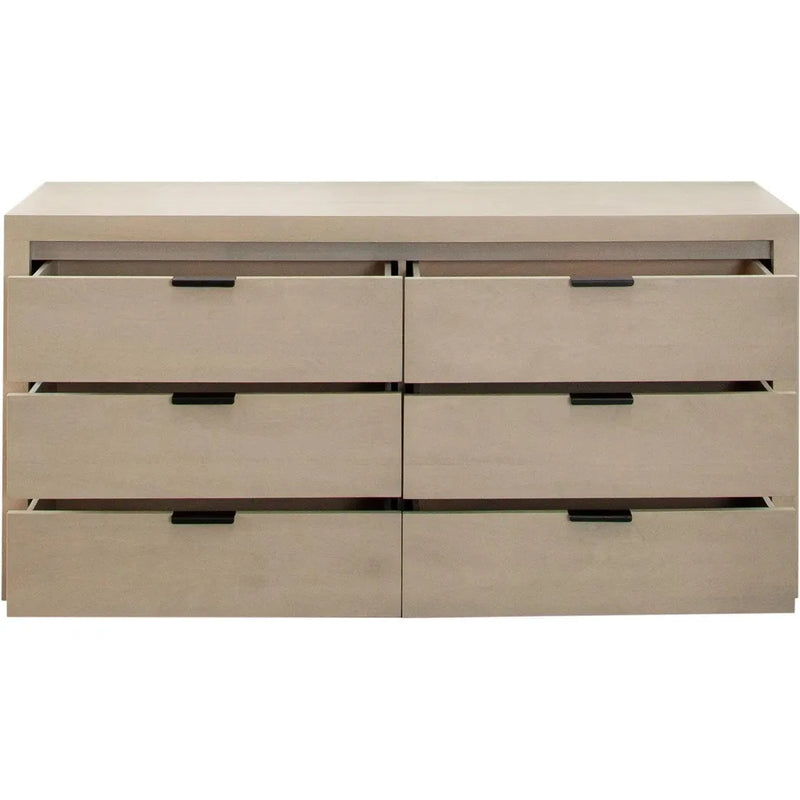 Sonoma Natural Wood 6-Drawer Dresser