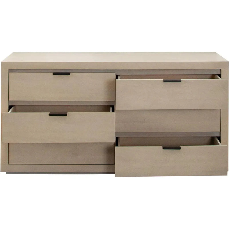 Sonoma Natural Wood 6-Drawer Dresser