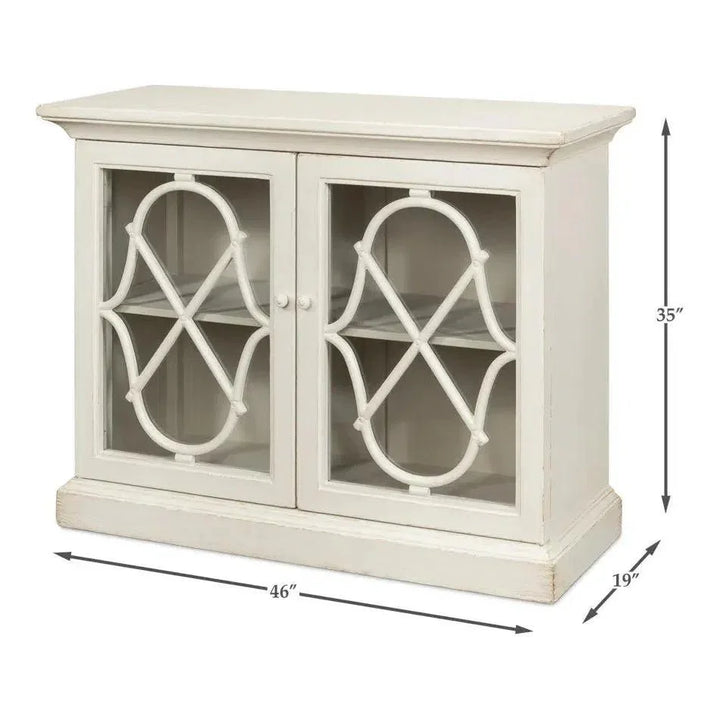 Sonya Two Door Wood Chest - LOOMLAN - Sarreid - Chests