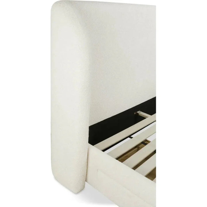 Sophia Wood White Bed - LOOMLAN - Moe's Home - Beds