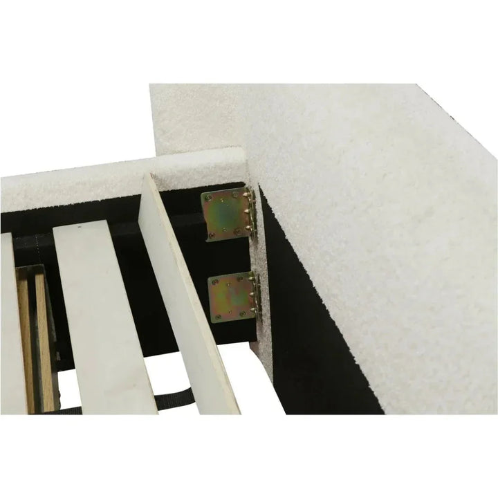 Sophia Wood White Bed - LOOMLAN - Moe's Home - Beds