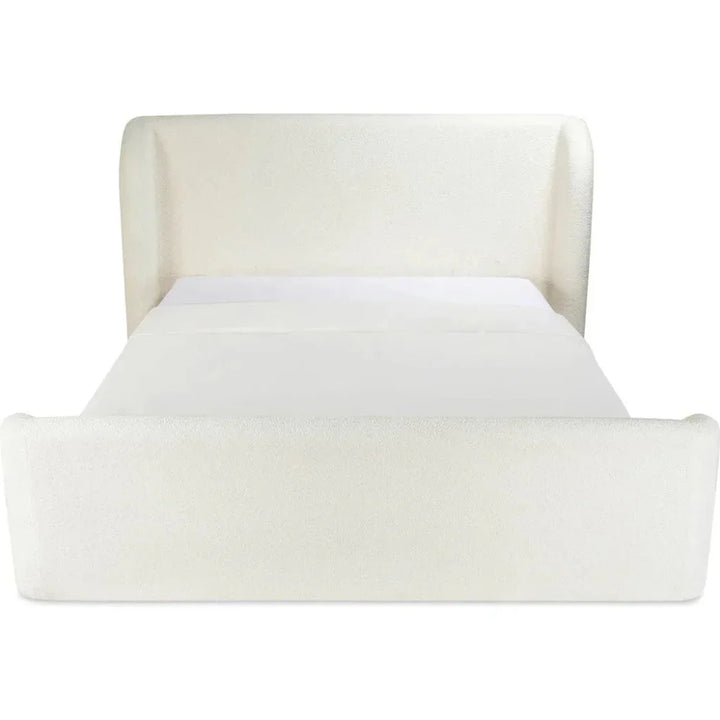 Sophia Wood White Bed - LOOMLAN - Moe's Home - Beds