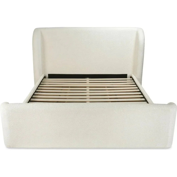 Sophia Wood White Bed - LOOMLAN - Moe's Home - Beds