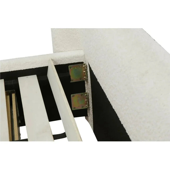 Sophia Wood White Bed - LOOMLAN - Moe's Home - Beds