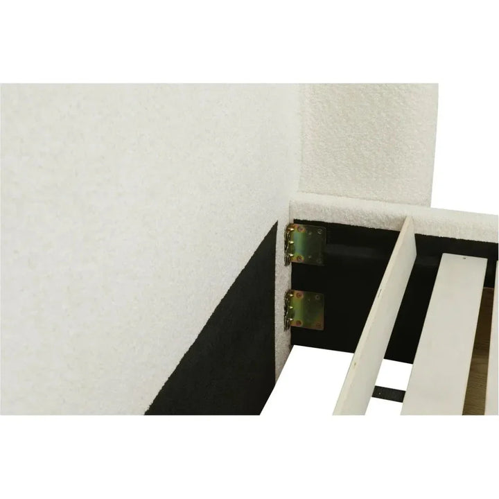 Sophia Wood White Bed - LOOMLAN - Moe's Home - Beds