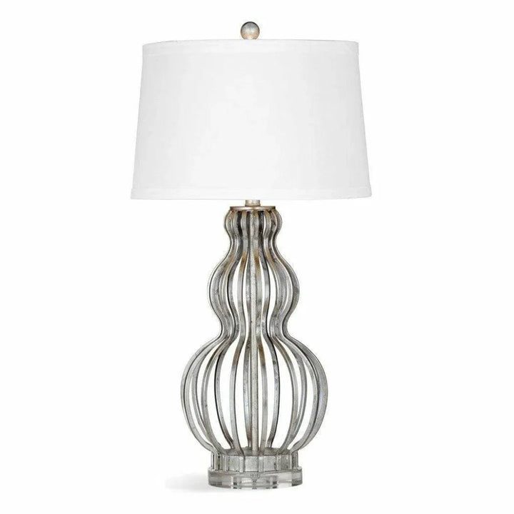 Sophie 29" Tall Metal Silver Table Lamp - LOOMLAN - Bassett Mirror - Table Lamps