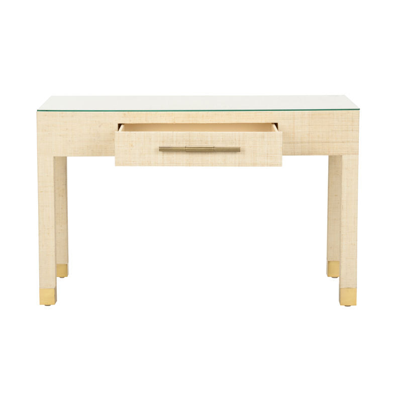 Sophisticate Saguran Warpped Console Table-Console Tables-Wildwood-LOOMLAN