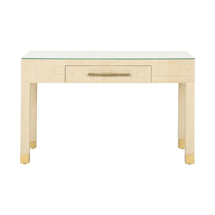 Sophisticate Saguran Warpped Console Table - LOOMLAN - Wildwood - Console Tables