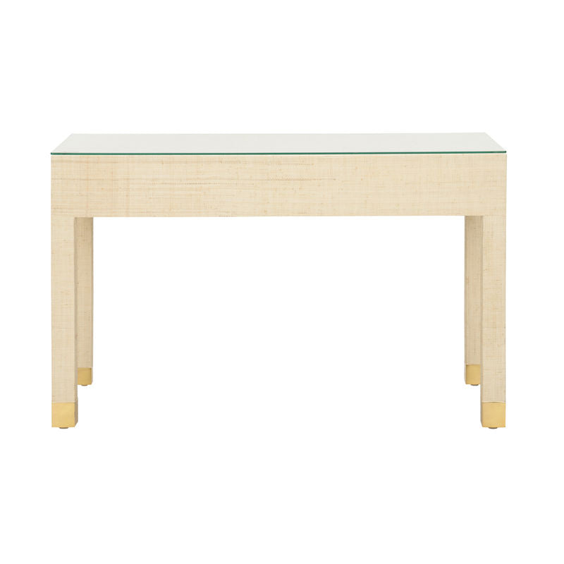 Sophisticate Saguran Warpped Console Table-Console Tables-Wildwood-LOOMLAN