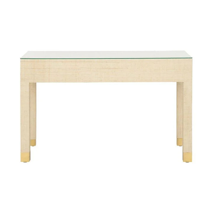 Sophisticate Saguran Warpped Console Table - LOOMLAN - Wildwood - Console Tables