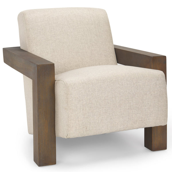 Sovereign Oatmeal Fabric Accent Chair