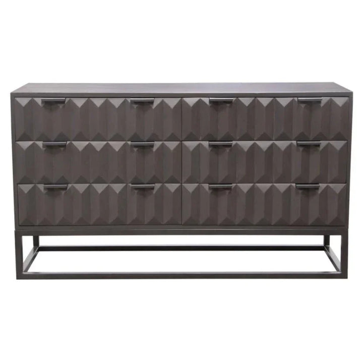 Spectrum Six Drawer Wooden Dresser - LOOMLAN - Diamond Sofa - Dressers