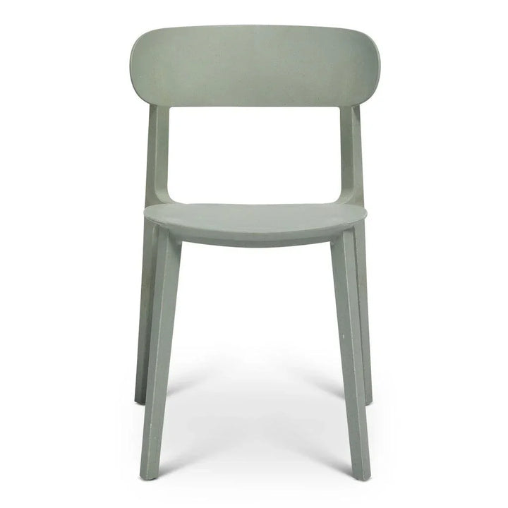 Spencer Eco Friendly Outdoor Stacking Chair - 4PC-Outdoor Dining Chairs-Urbia-LOOMLAN