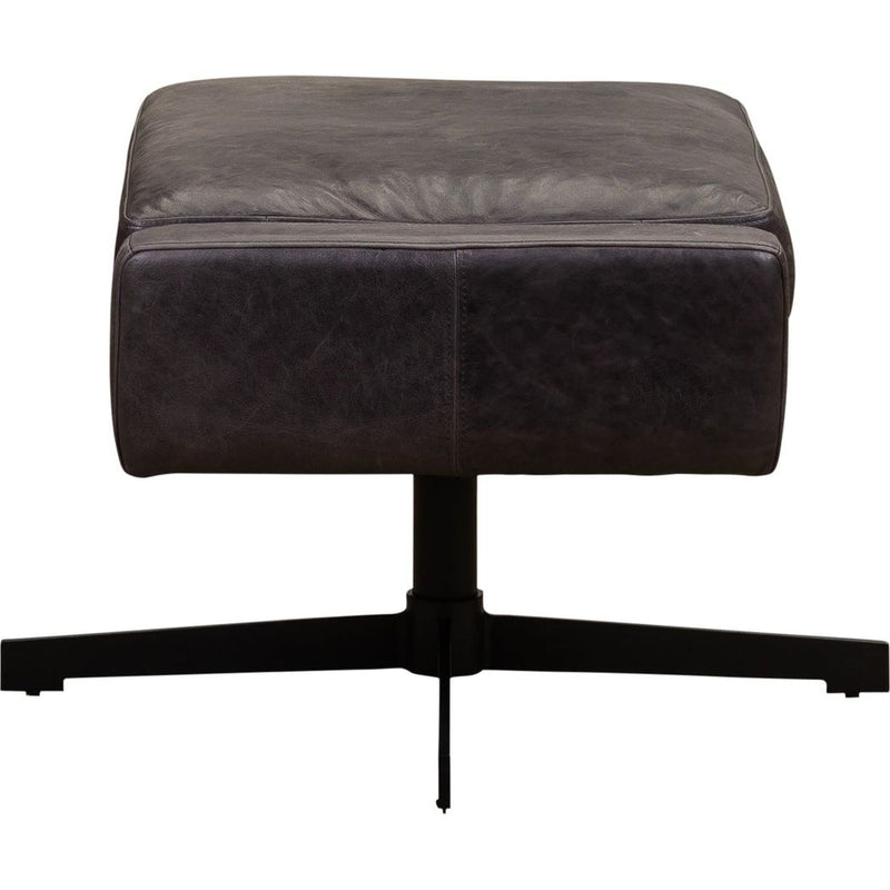 Spencer Leather Design Swivel Ottoman