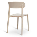 Spencer Eco Friendly Outdoor Stacking Armless Chair - (Set of 4)