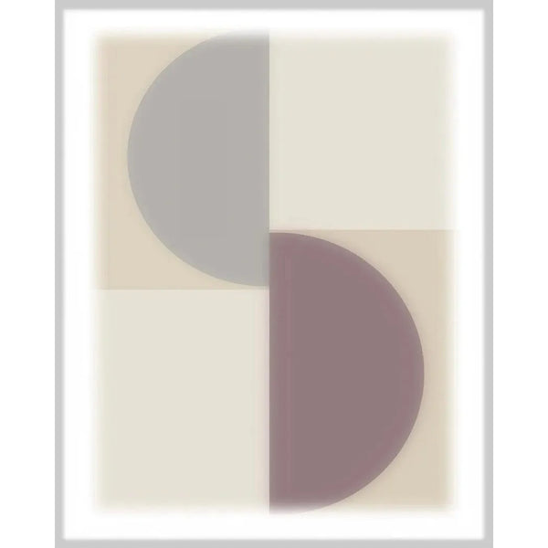 Split Circle II Artwork d Canvas Floating