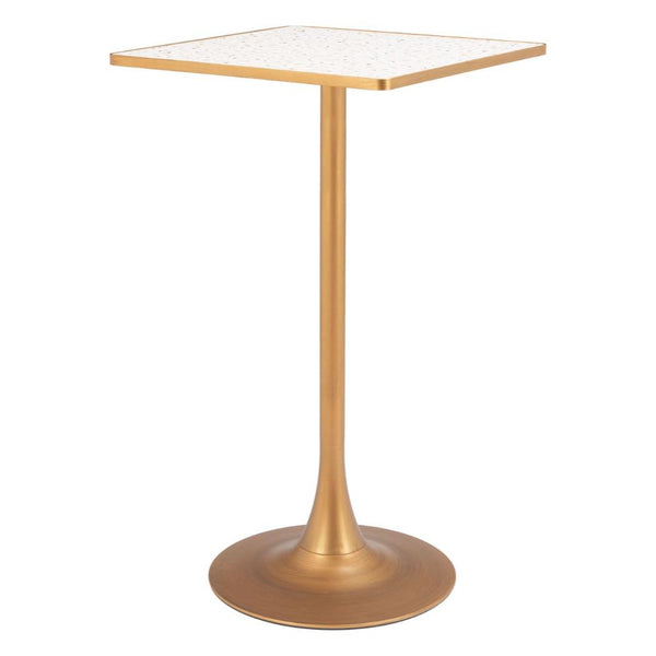 Spot Wood Top Square Bar Table