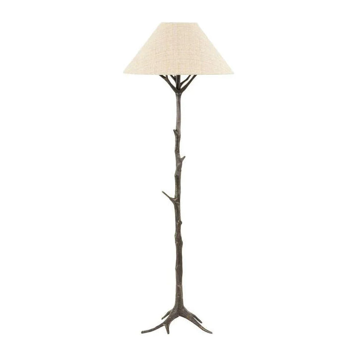 Sprig's Affirmation Tree Style Floor Lamp-Floor Lamps-Wildwood-Black-LOOMLAN