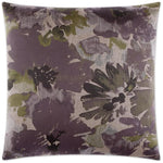 Spring Meadow Lavender Black Throw Pillow Insert