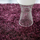 Sprinkle Purple Shag Area Rug