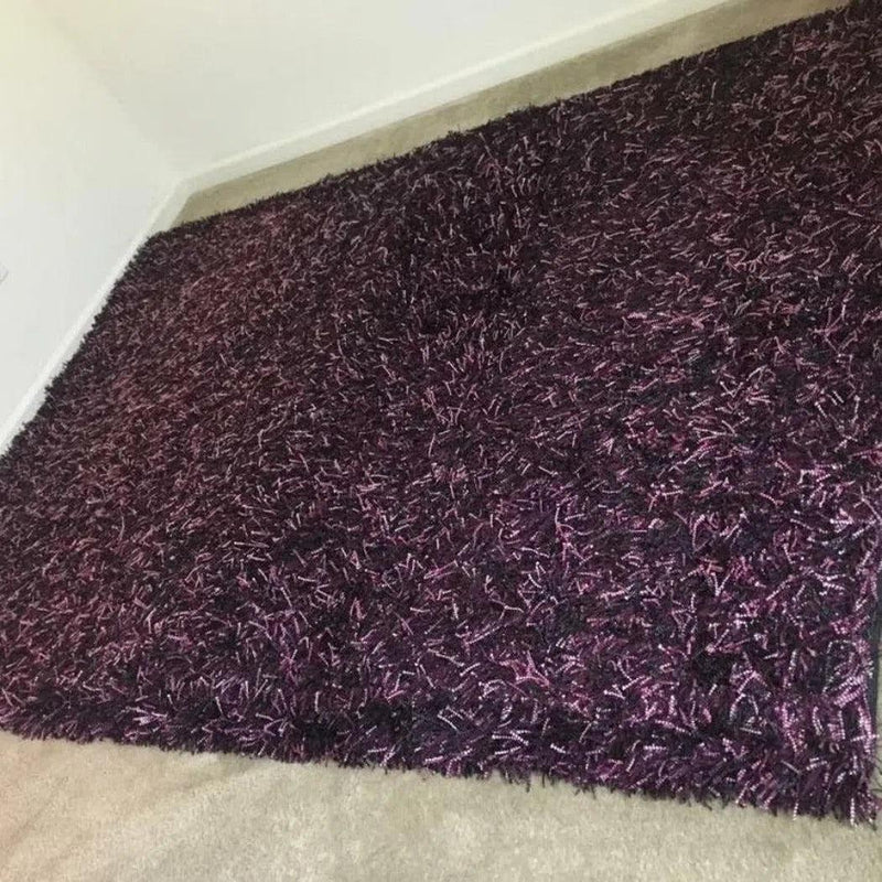 Sprinkle Purple Shag Area Rug