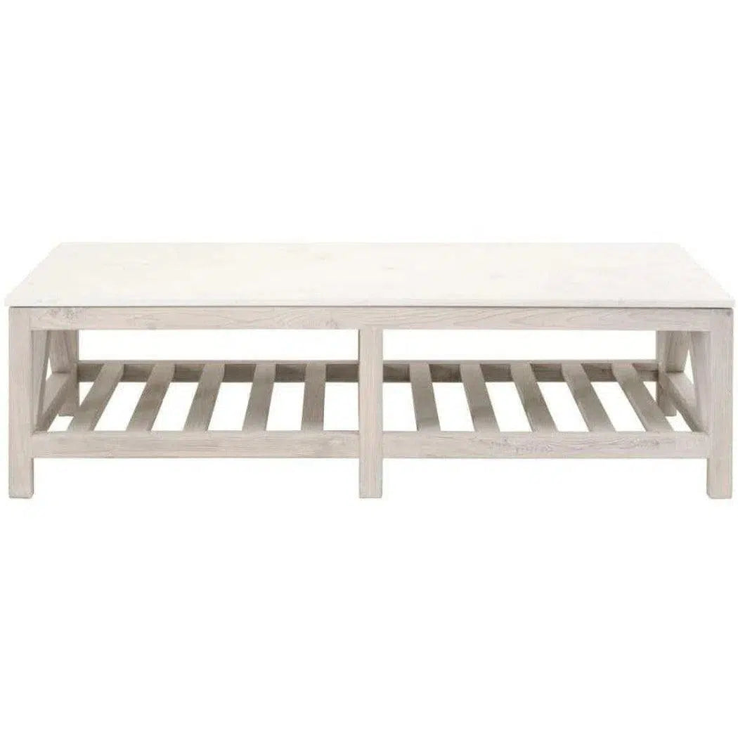 Spruce Coffee Table Reclaimed Pine White Quartz