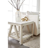 Spruce Console Table White Pine White Quartz